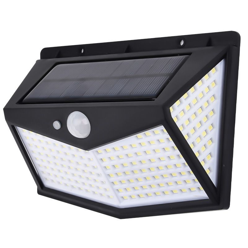 Luz de pared solar LED con sensor IP65 impermeable al aire libre 212