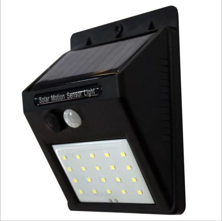 Luces solares al aire libre de la pared del patio del sensor de movimiento de la prenda impermeable IP65 20 LED